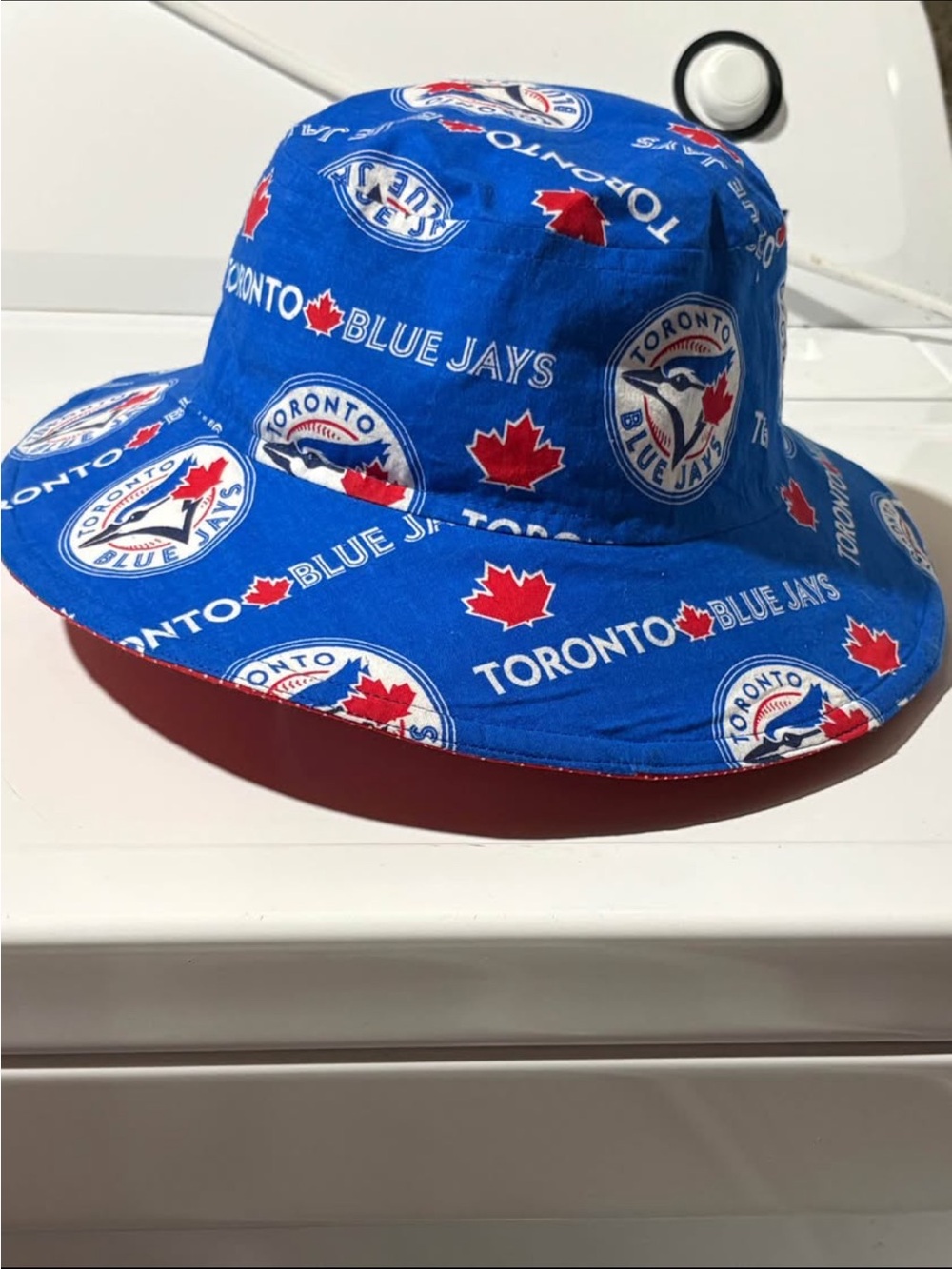 Toronto Blue Jays MLB Bucket Hat - Blue with Red Accents